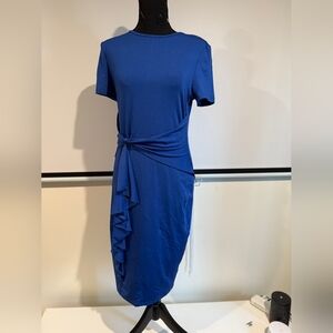 Elegant Blue Women's Dress